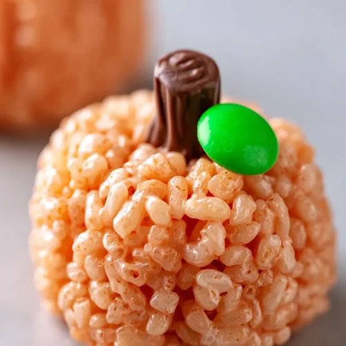 Rice Krispie Treat Pumpkins - Perfect for Halloween