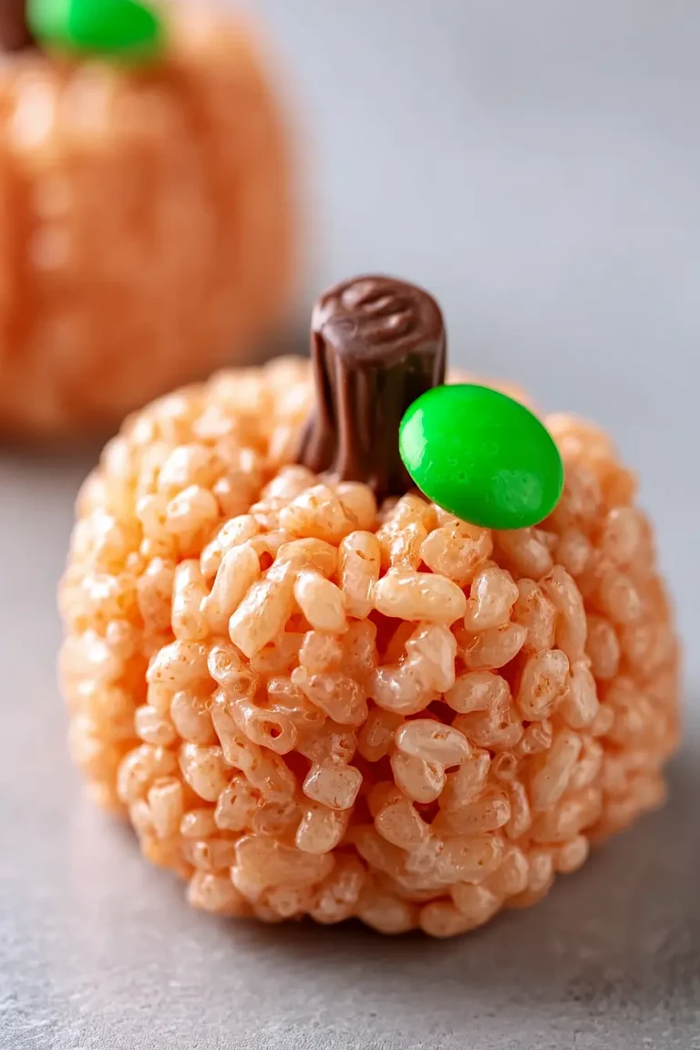 Rice Krispie Treat Pumpkins - Perfect for Halloween