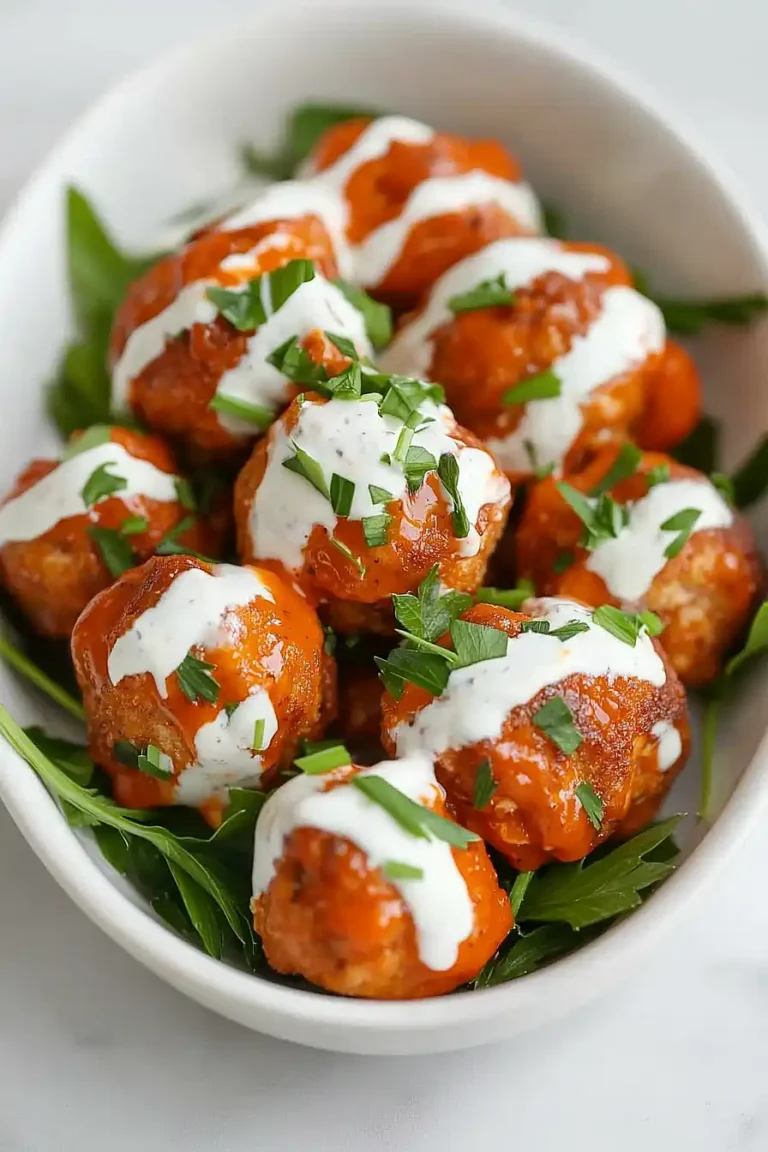 crockpot buffalo chicken meatballs
