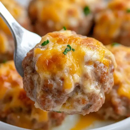 keto pork sausage meatballs