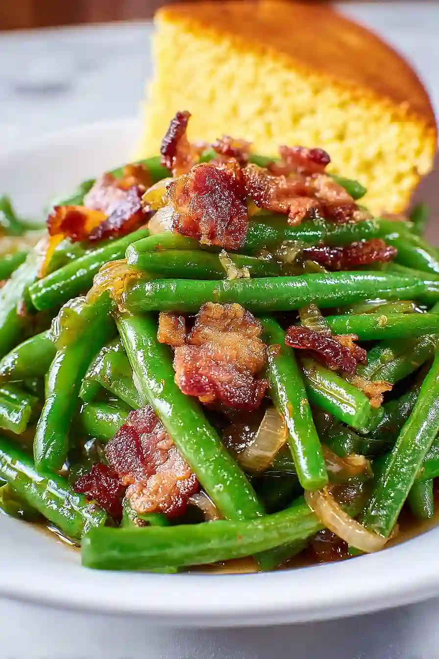 Southern Green Beans with Bacon
