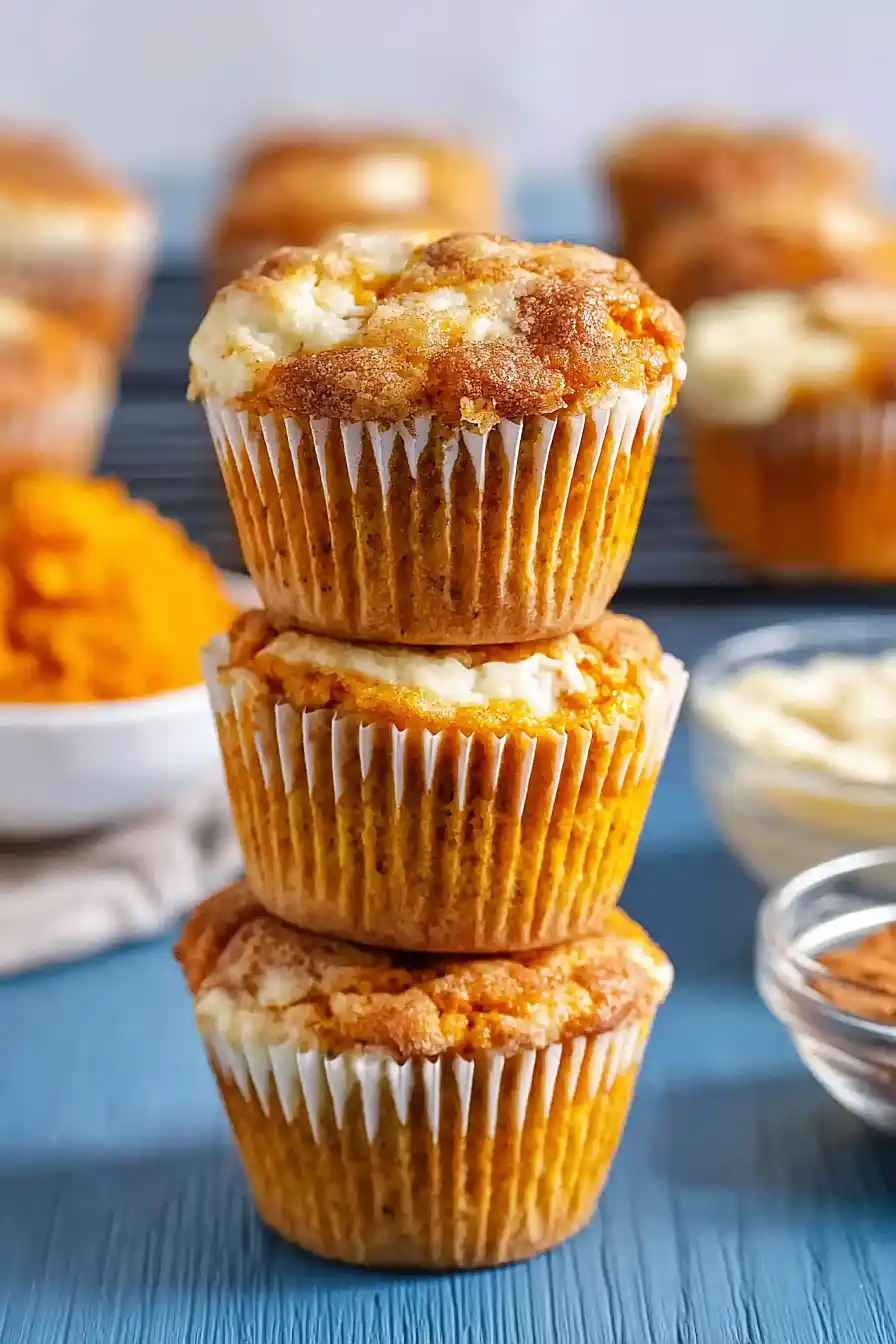 Pumpkin Cream Cheese Muffins