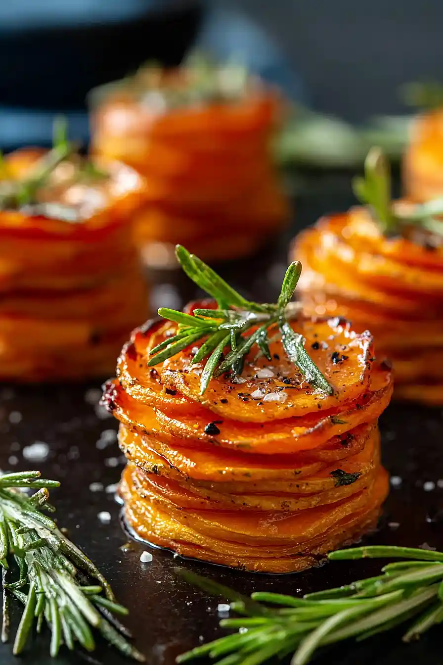 Savory Sweet Potato Stacks