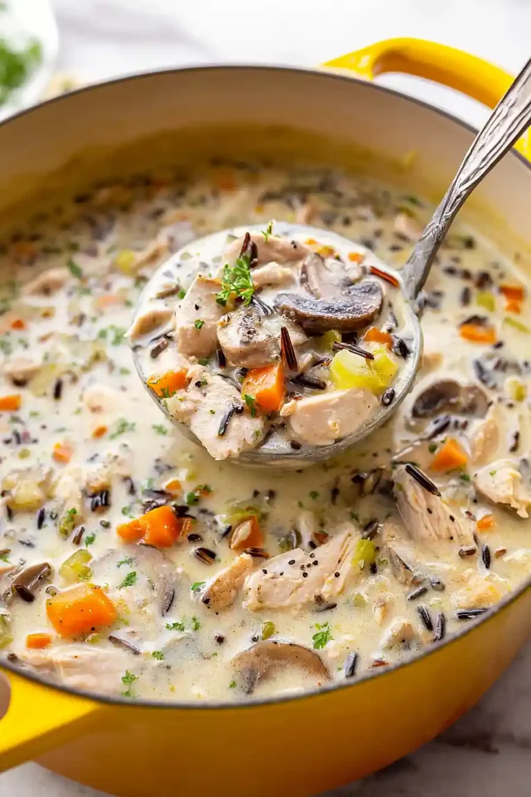 Leftover Turkey Wild Rice Soup