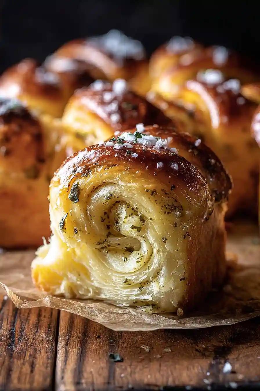 Sage Honey Butter Brioche Rolls