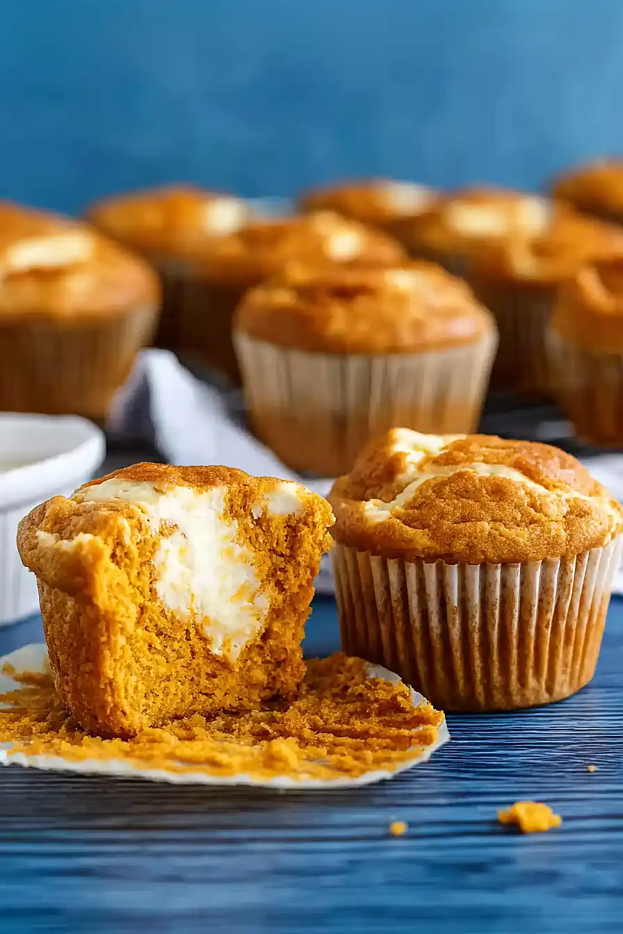 Pumpkin Cream Cheese Muffins