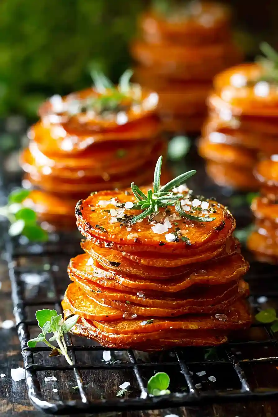 Savory Sweet Potato Stacks