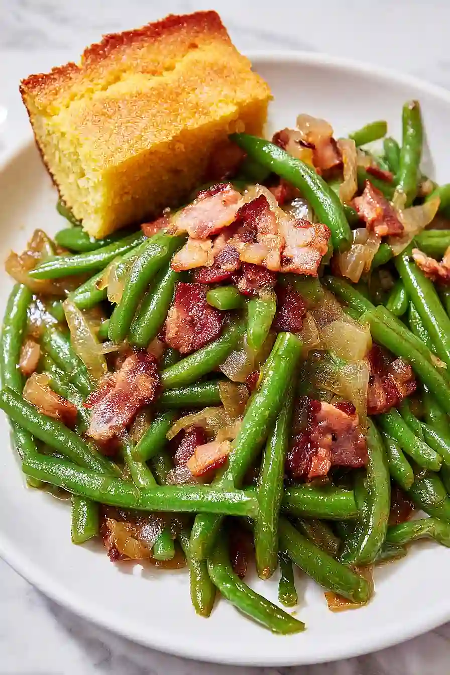 Southern Green Beans with Bacon