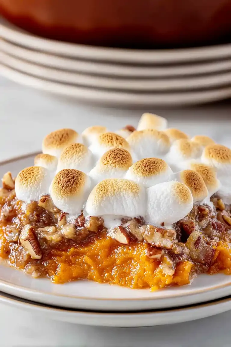 Sweet Potato Casserole with Marshmallows
