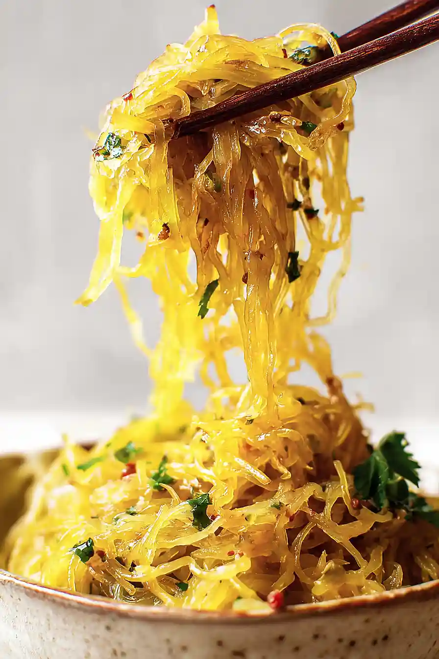 Spicy Spaghetti Squash Noodles