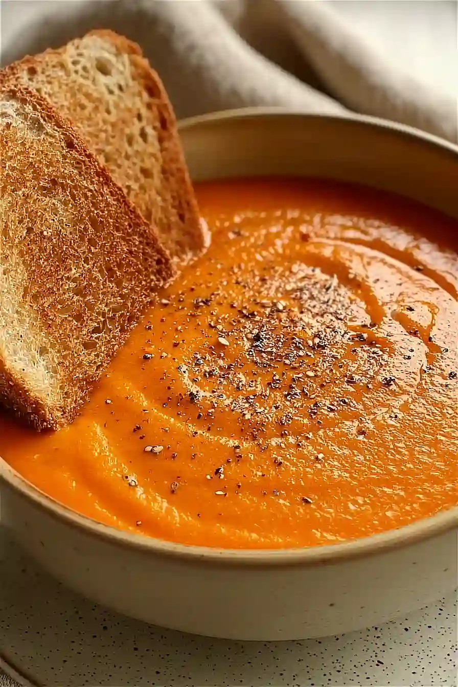 Vegan Tomato and Cauliflower Bisque