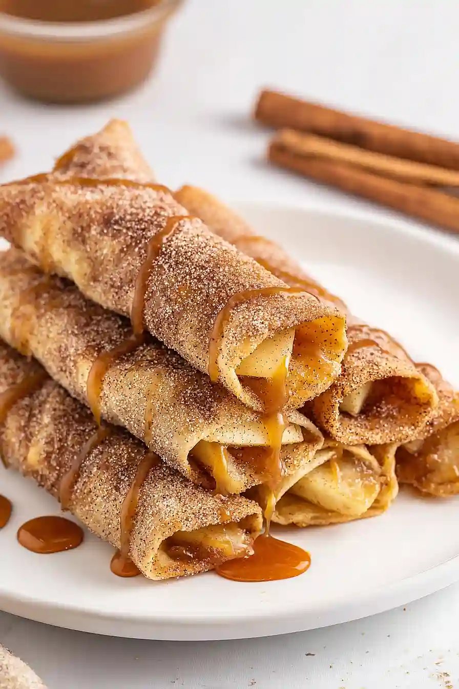 Air Fryer Apple Pie Taquitos