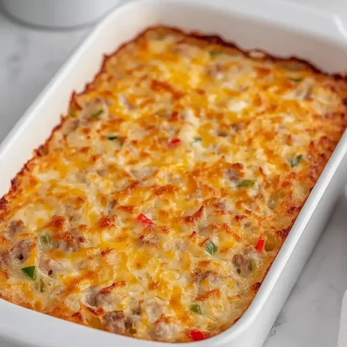 pork sausage hashbrown casserole