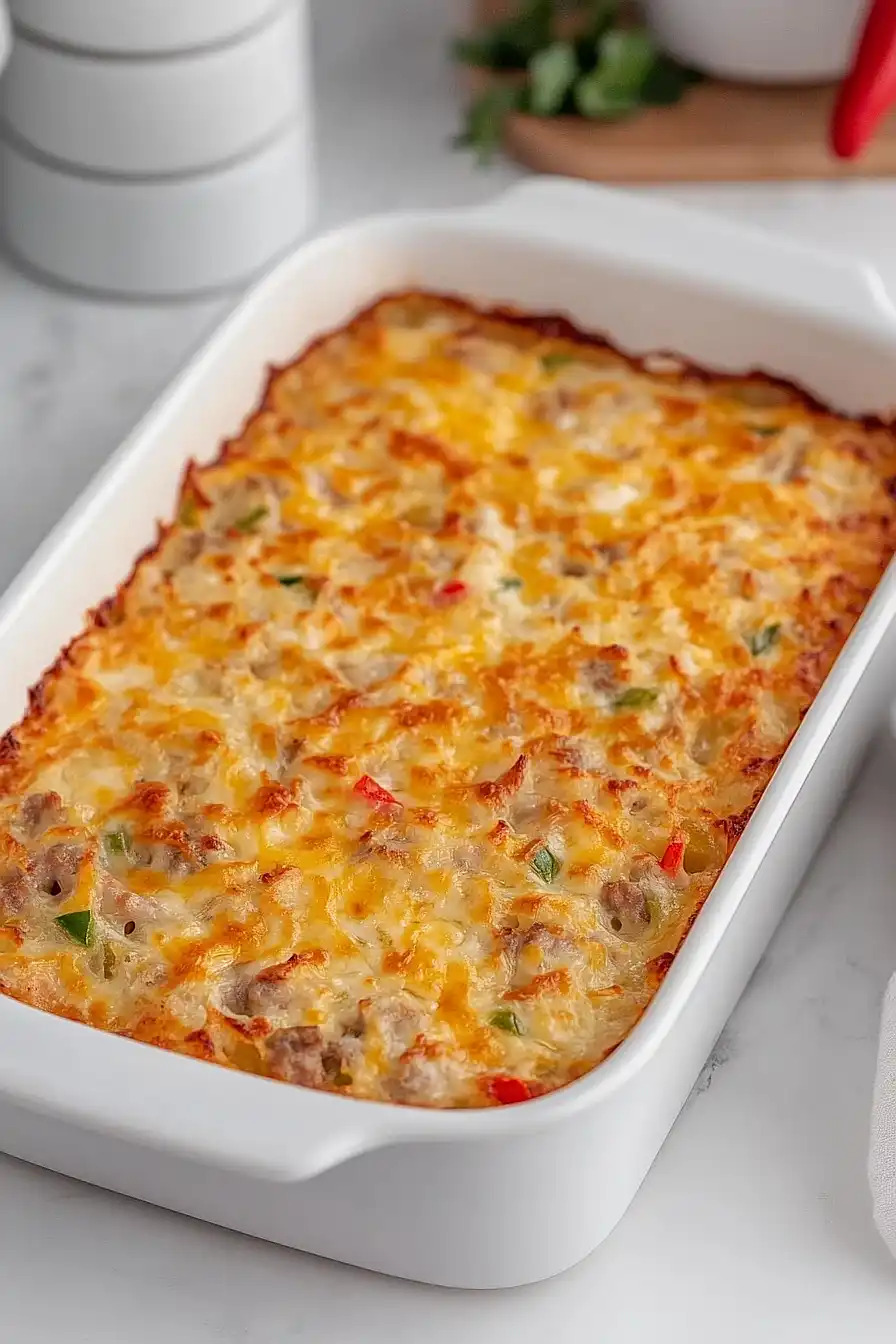 pork sausage hashbrown casserole