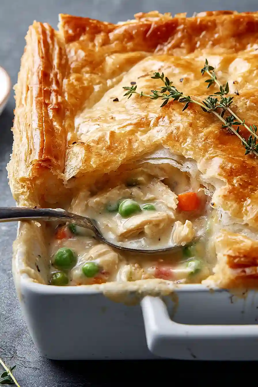 chicken pot pie casserole