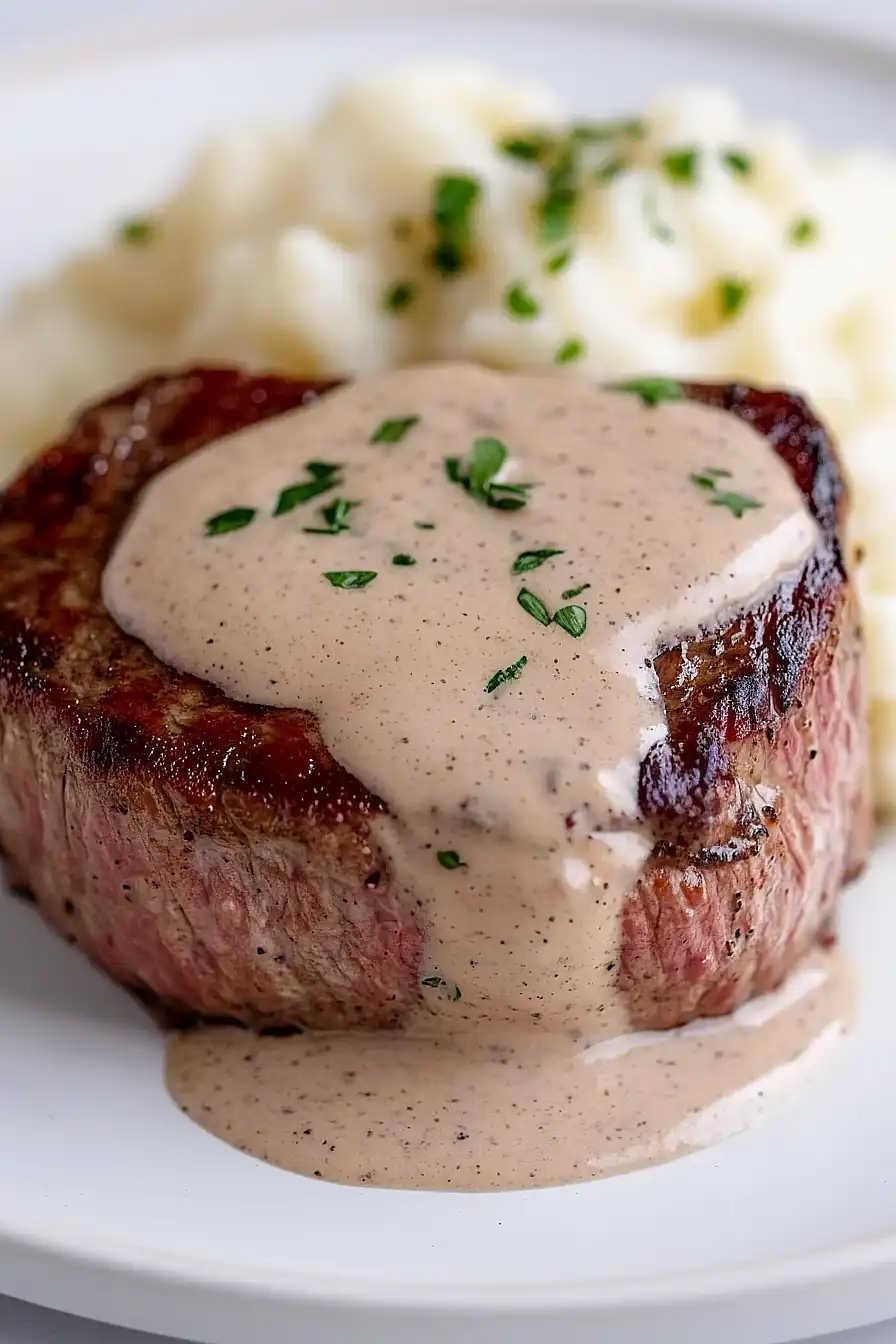 filet mignon with horseradish sauce