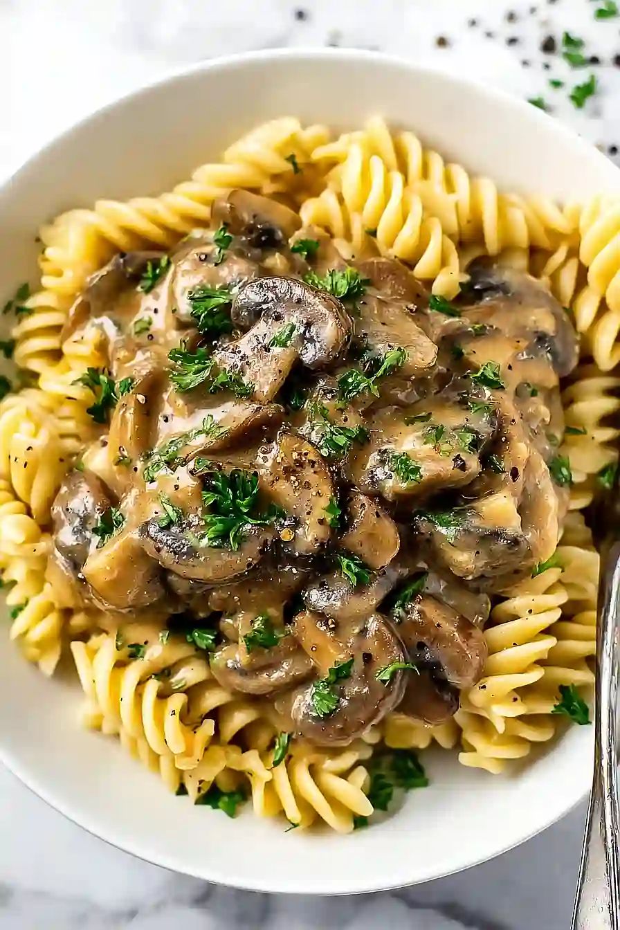 Mushroom Stroganoff