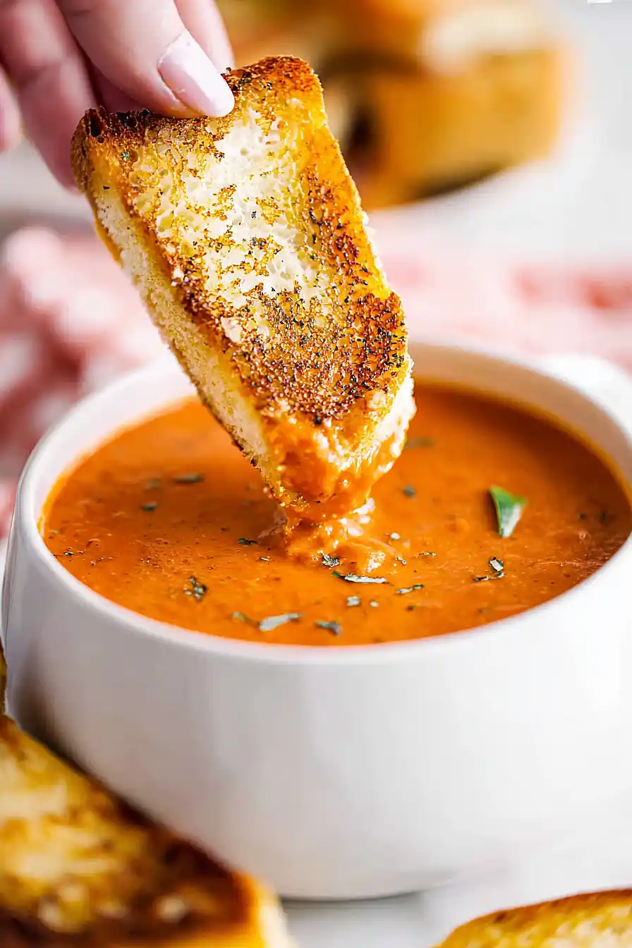 Roasted Tomato Basil Soup