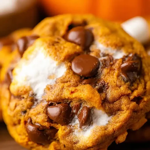 Pumpkin S'mores Cookies