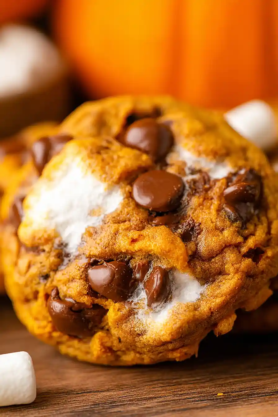 Classic Pumpkin S'mores Cookies - Alrightwithme