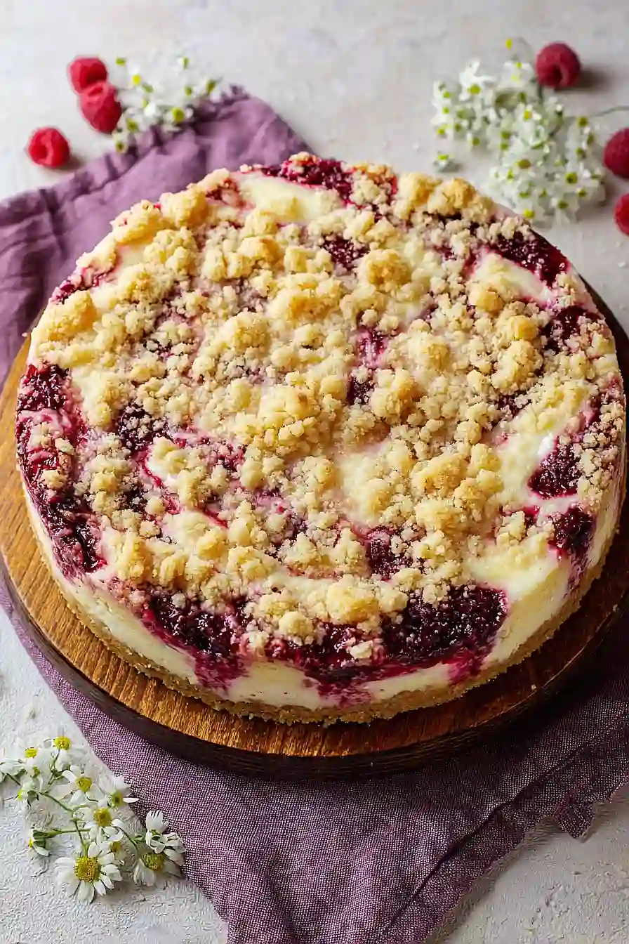Raspberry Cream Cheese Coffee Cake