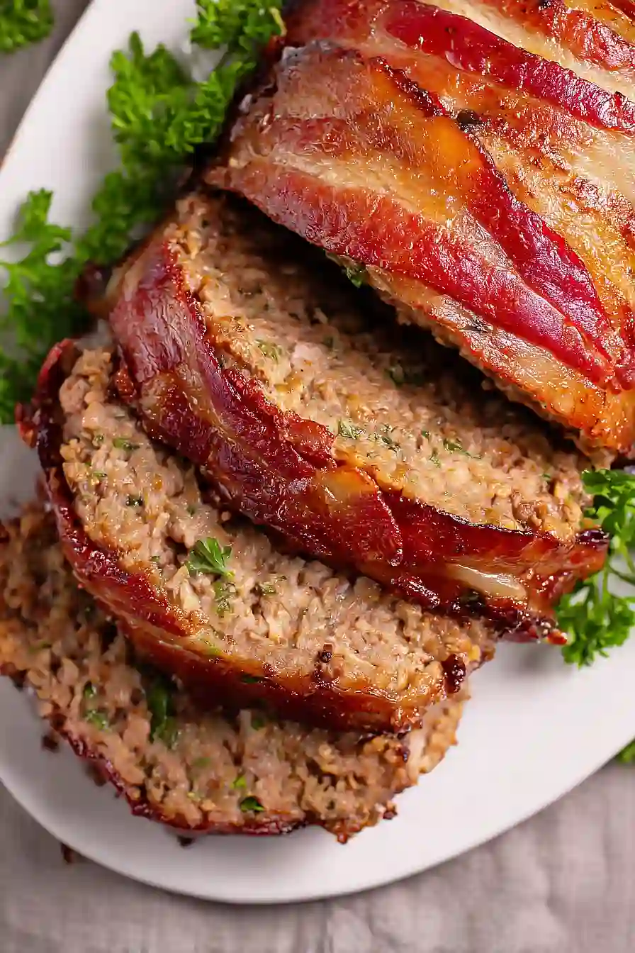 Bacon-Wrapped Meatloaf