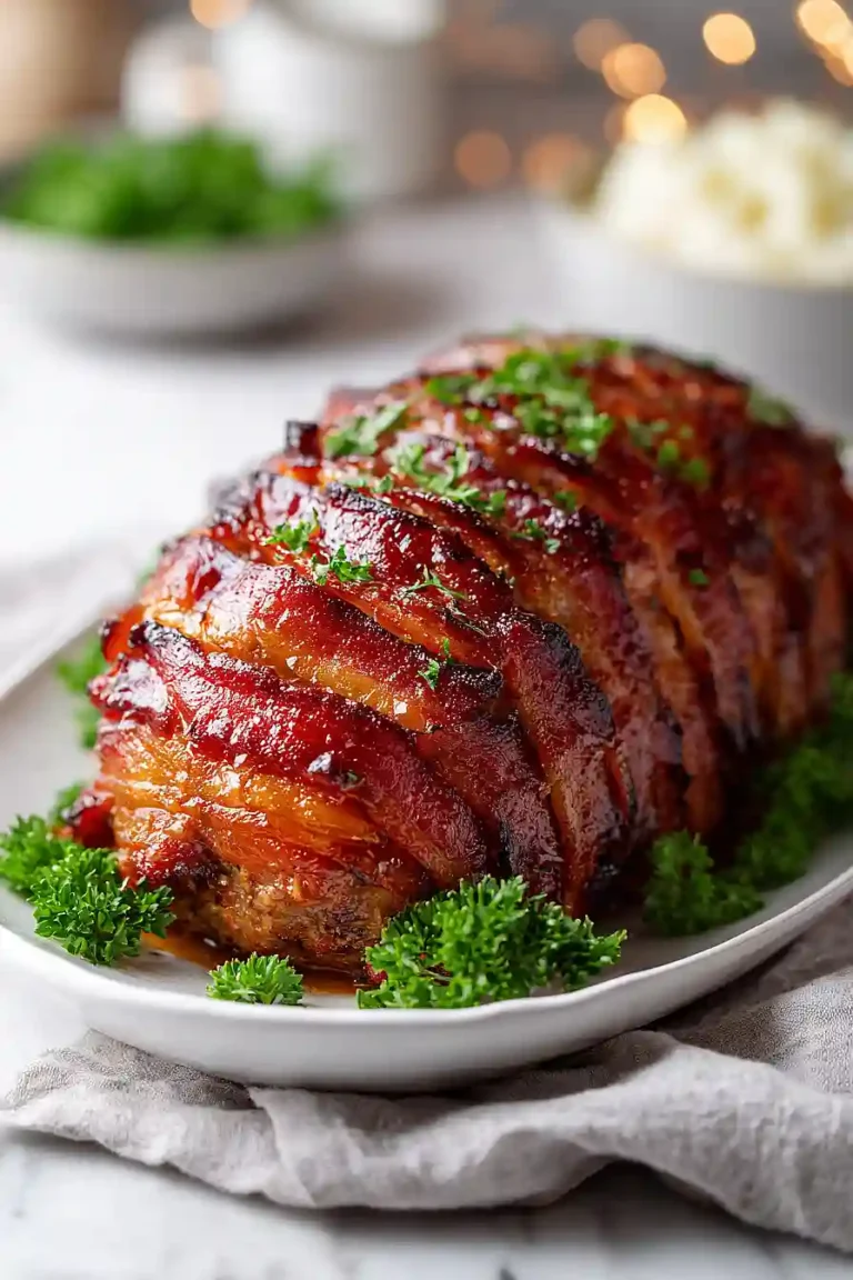 Bacon-Wrapped Meatloaf