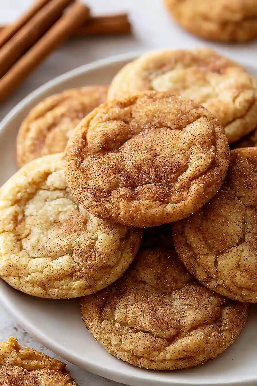 Brown Butter Snickerdoodle Cookies
