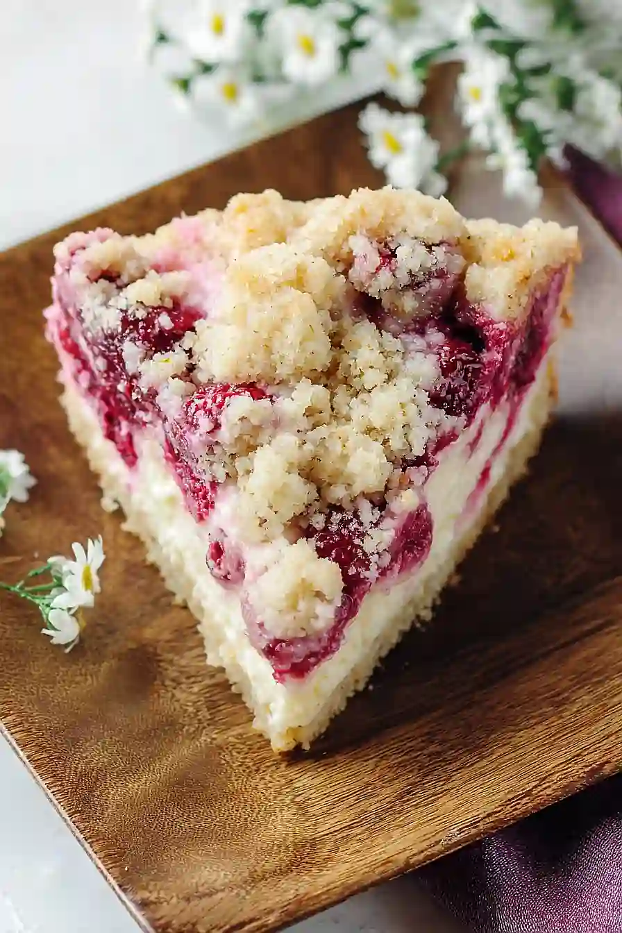 Raspberry Cream Cheese Coffee Cake