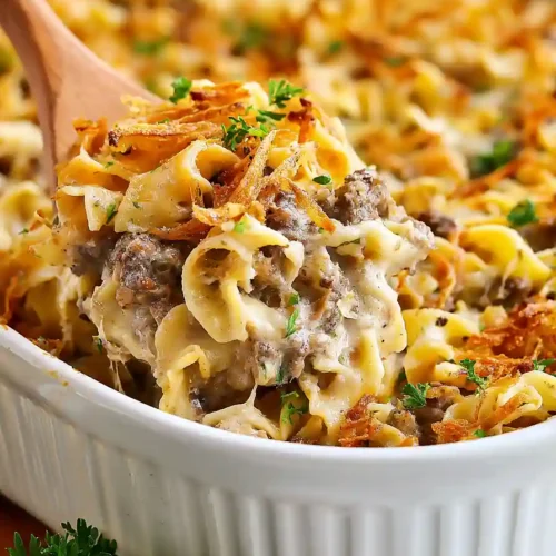 French Onion Beef Casserole