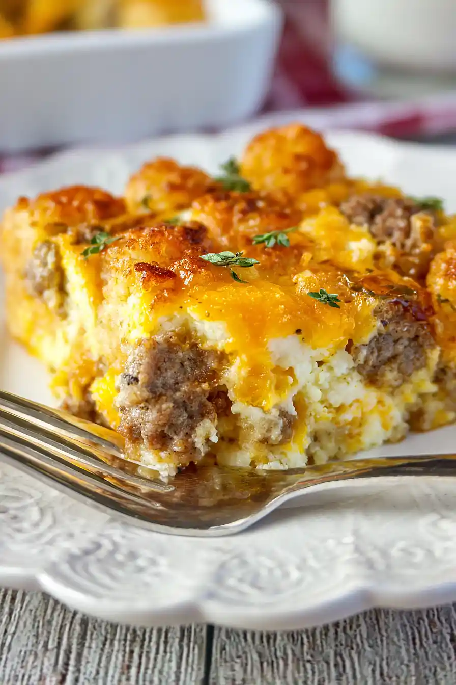tater tot sausage breakfast casserole