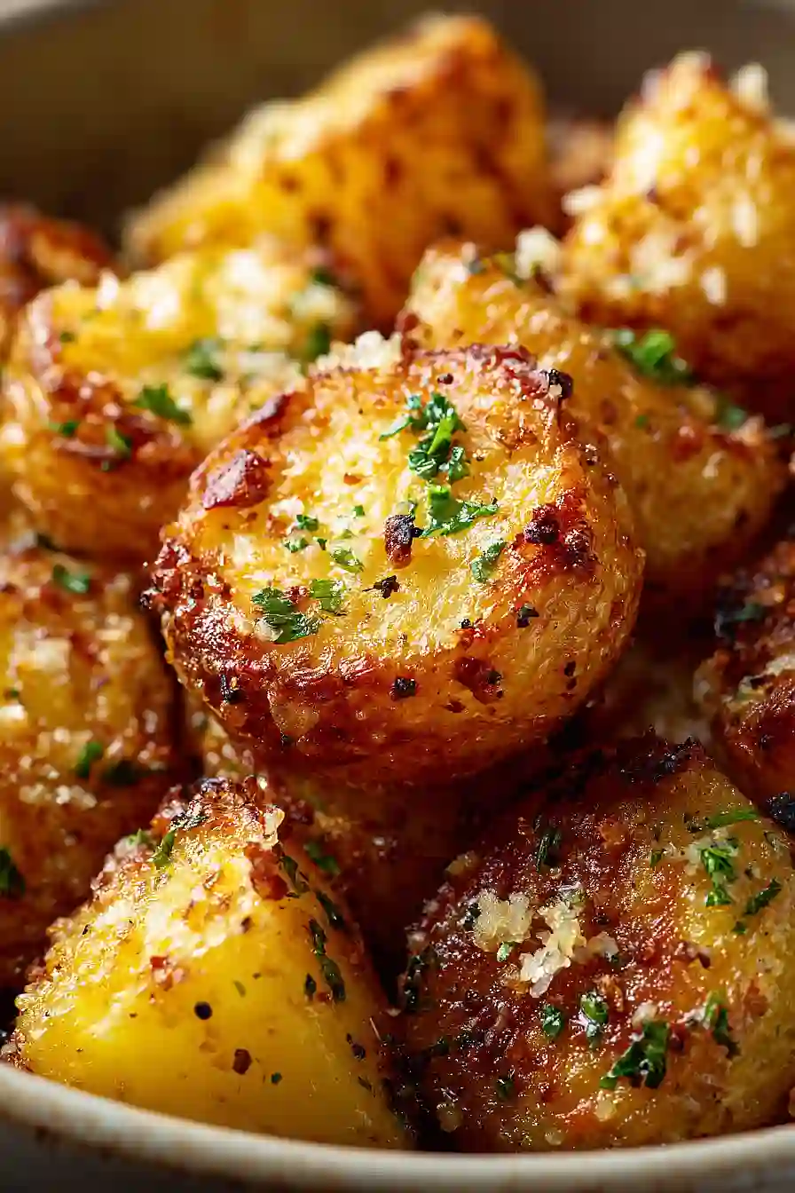 Garlic parmesan roasted potatoes