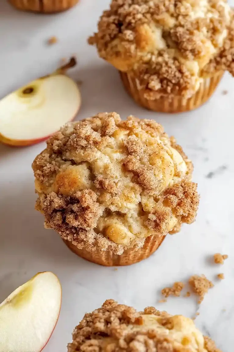 Apple Muffins with Crumb Topping