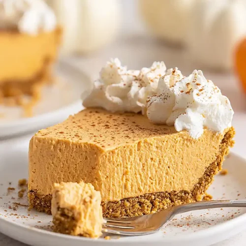 no bake marshmallow pumpkin pie