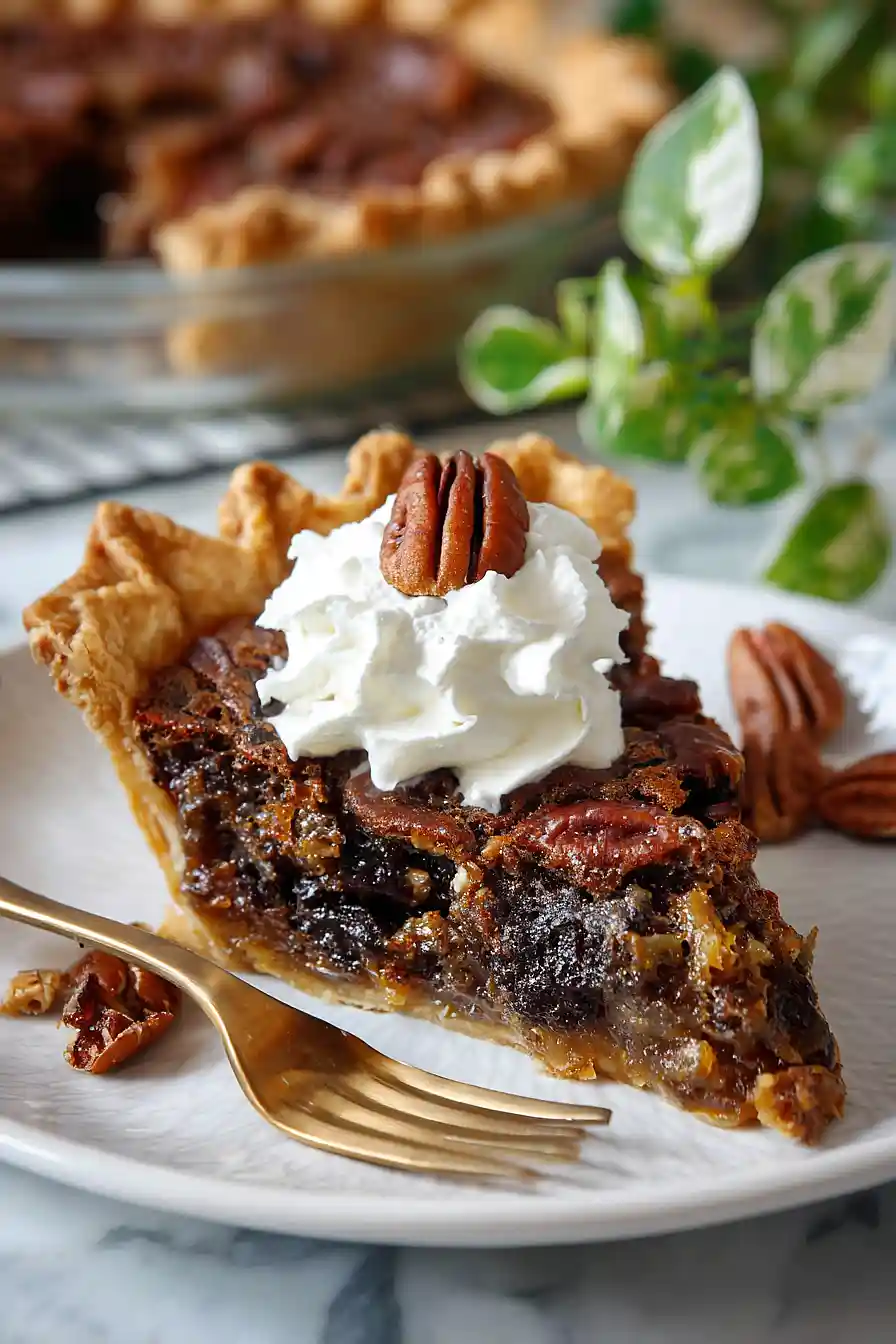 chocolate pecan pie with molasses