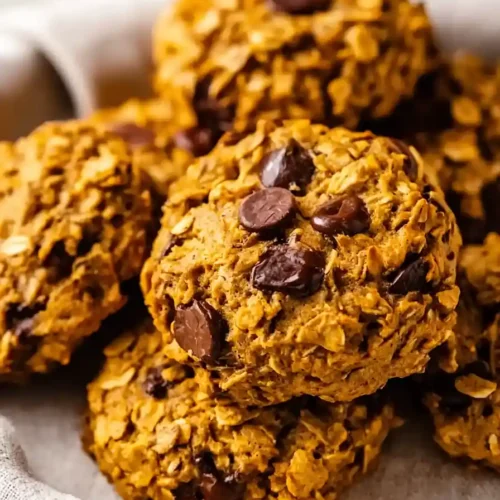3 ingredient Pumpkin Oat Cookies