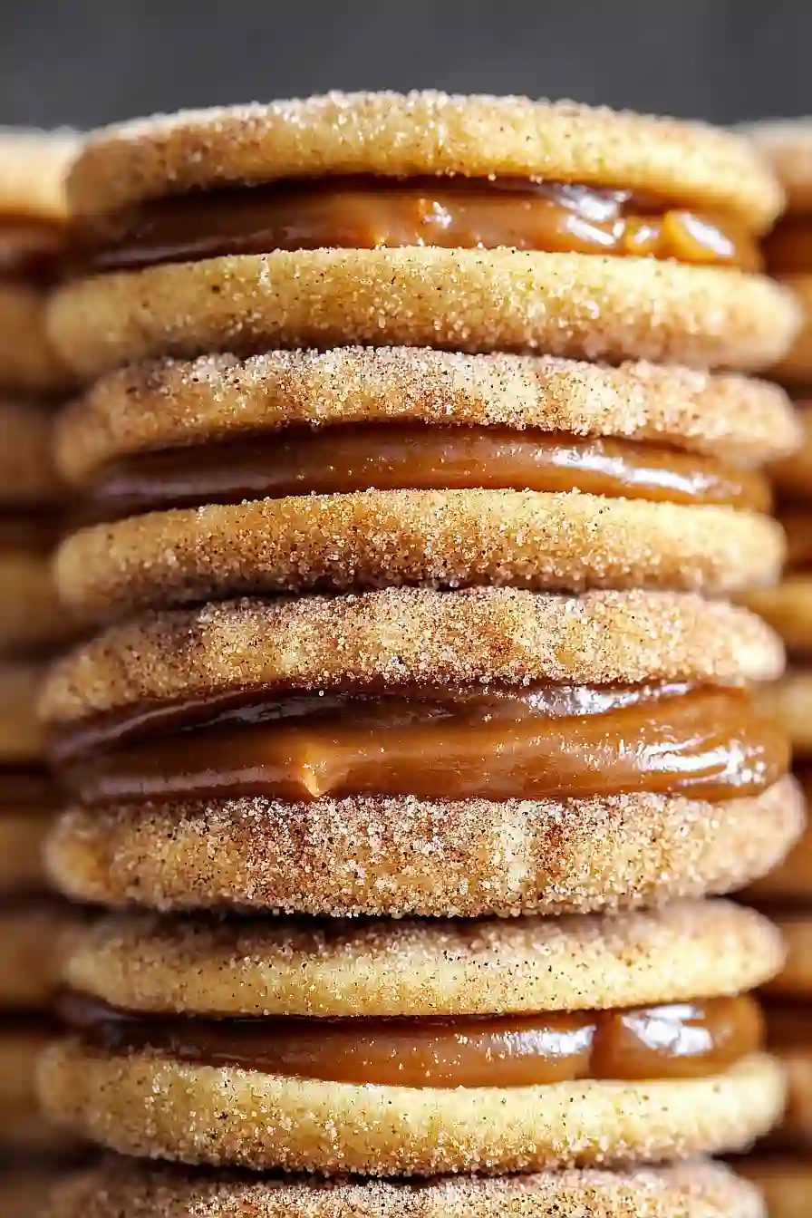 Dulce de Leche Cinnamon Sandwich Cookies