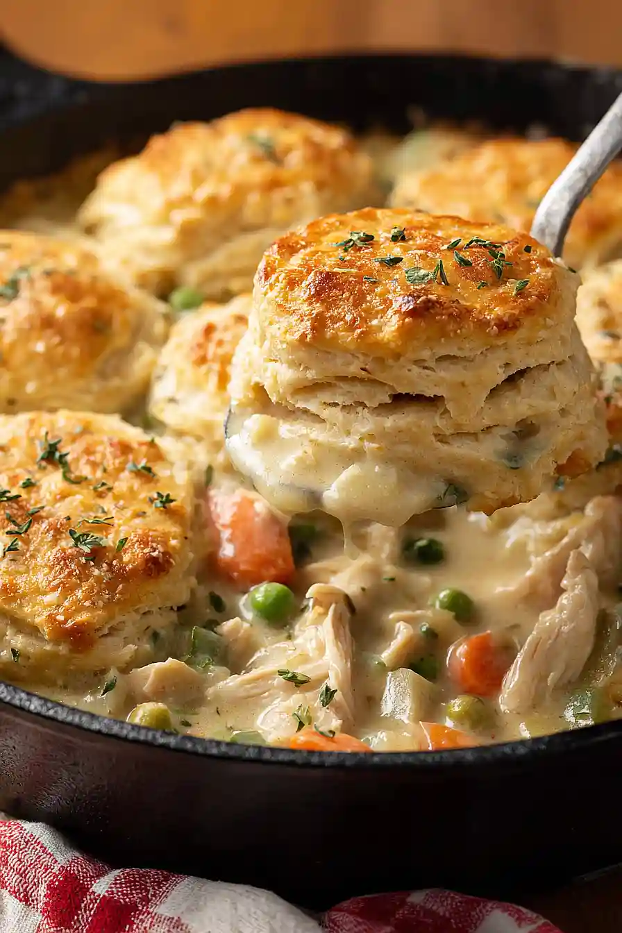 Chicken and Biscuit Pot Pie
