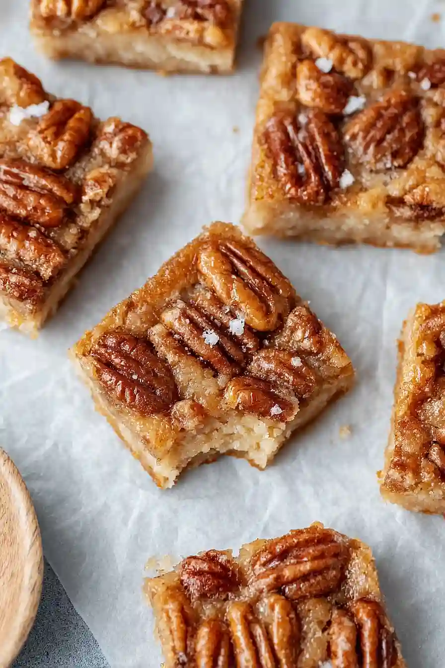 paleo pecan pie bars