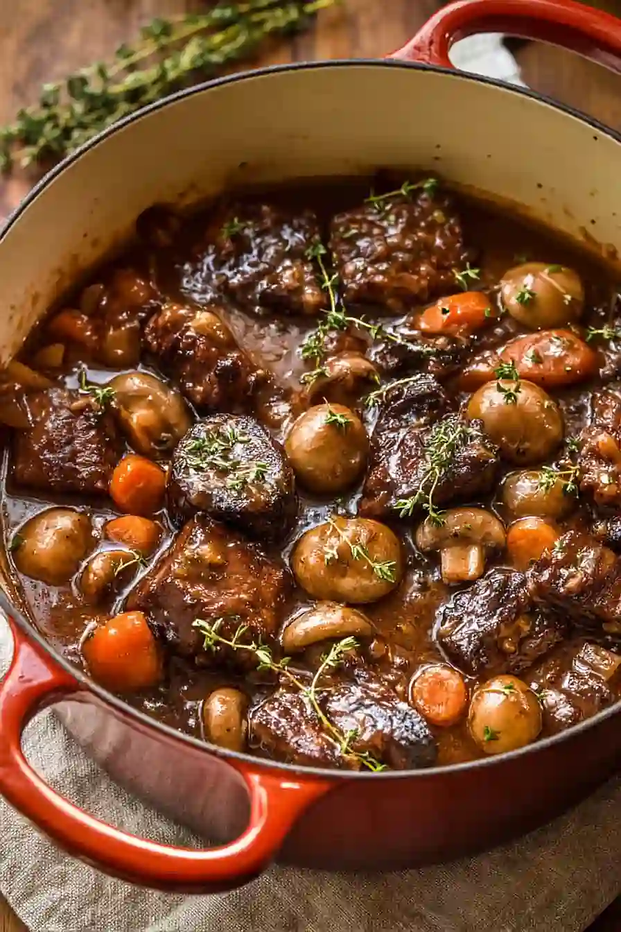 beer braised short ribs