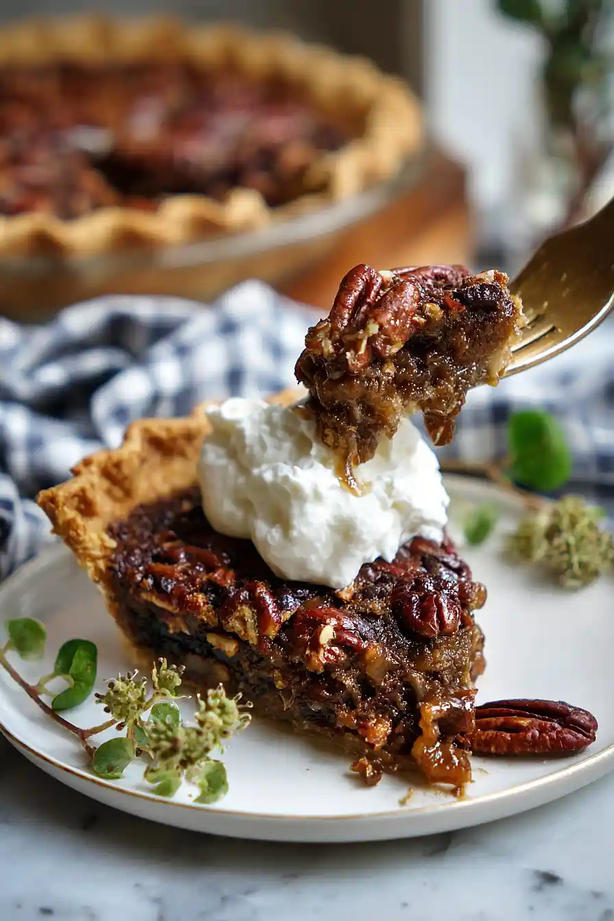 chocolate pecan pie with molasses