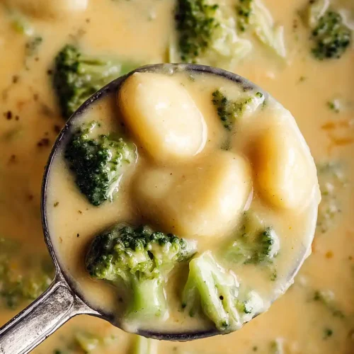 broccoli cheddar gnocchi soup