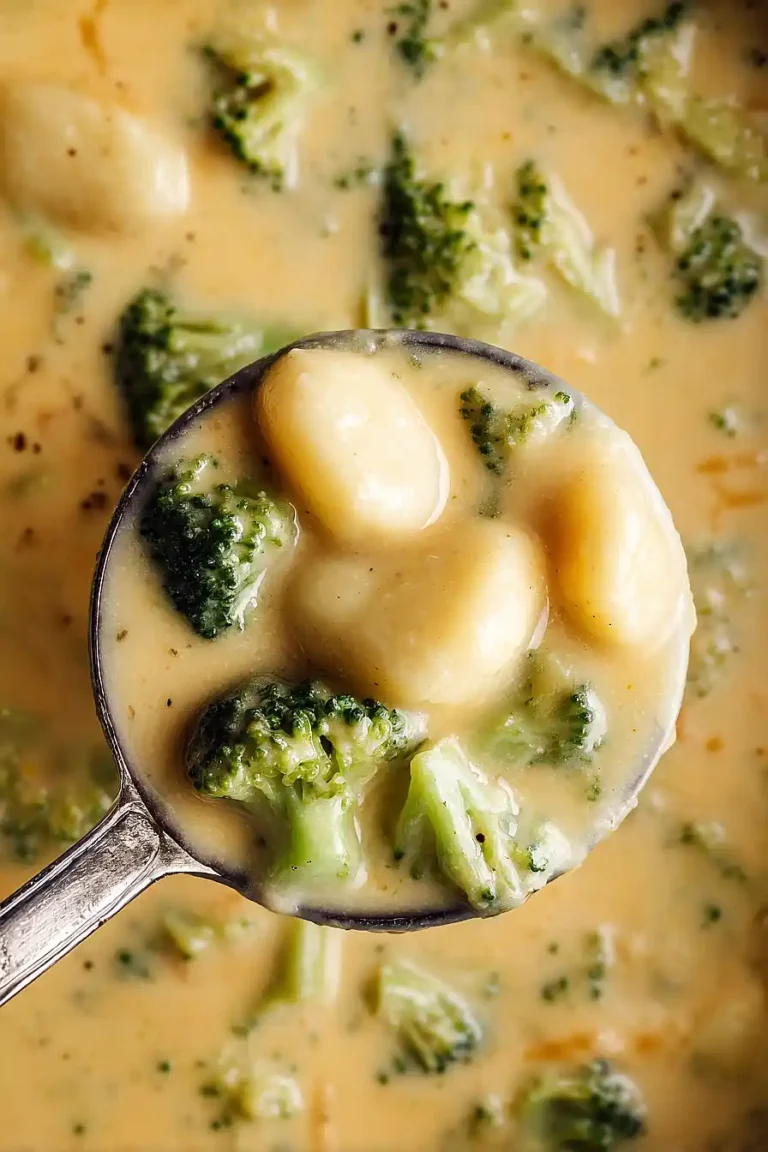 broccoli cheddar gnocchi soup