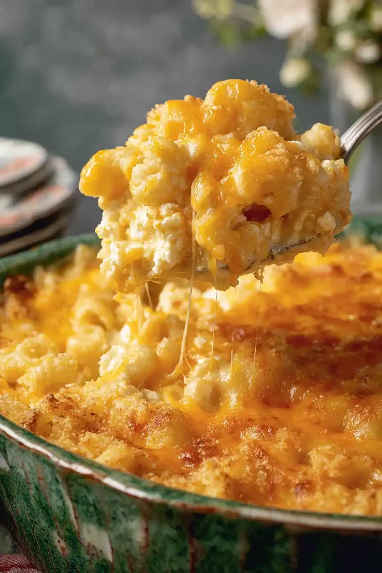 baked mac and cheese with cottage cheese