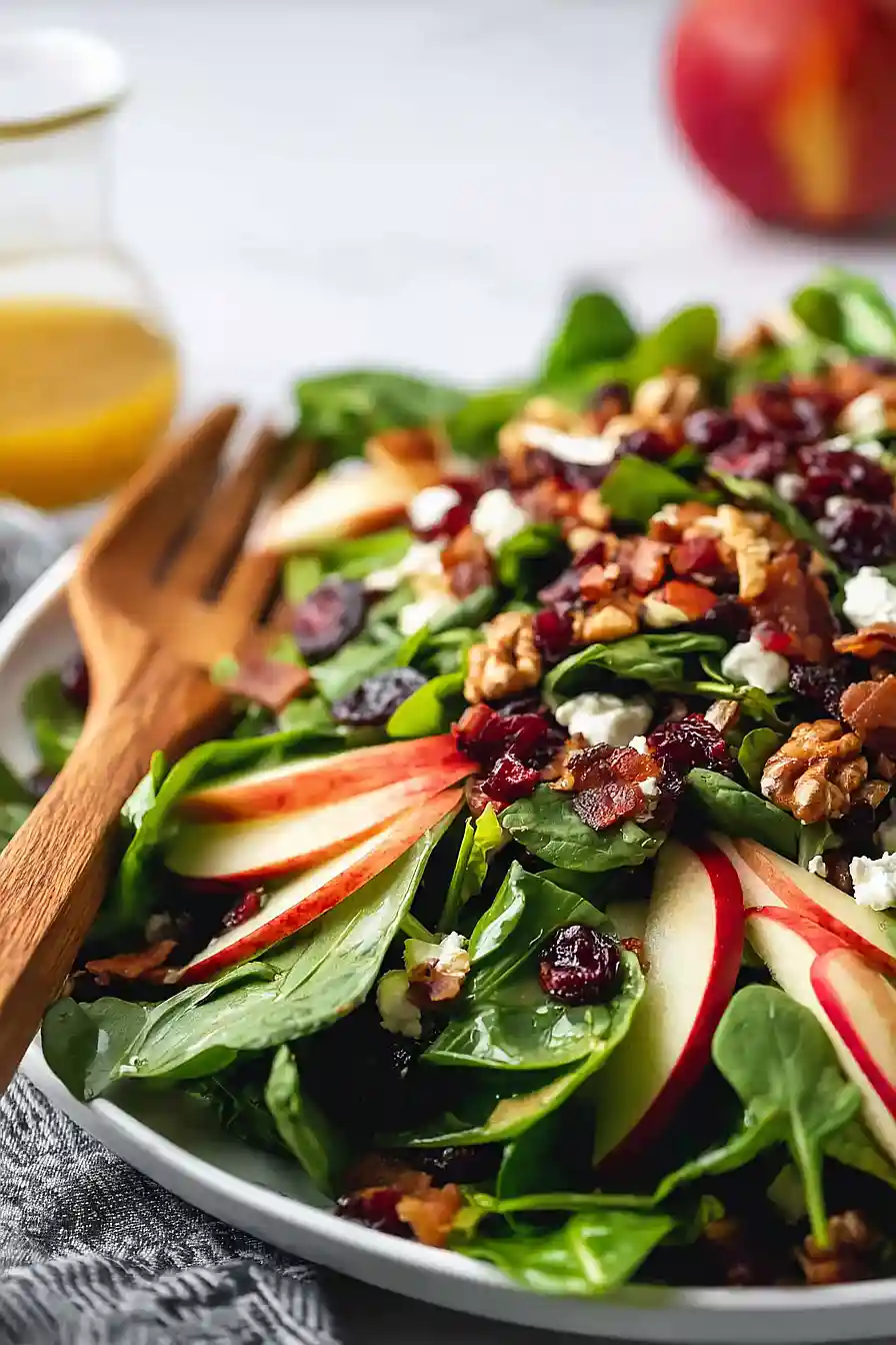 Apple Cranberry Walnut Salad