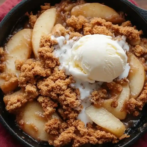 graham cracker apple crisp