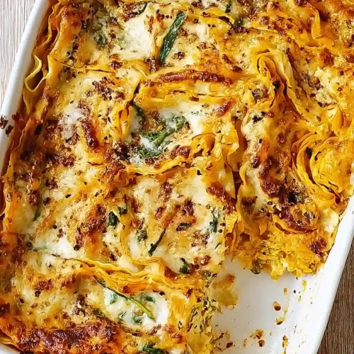 Butternut Squash and Spinach Lasagna