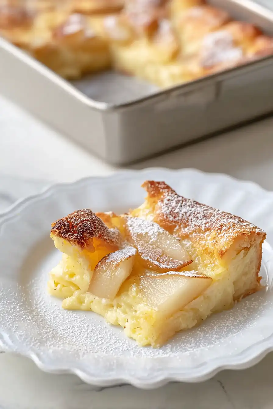 Pear Custard Pie