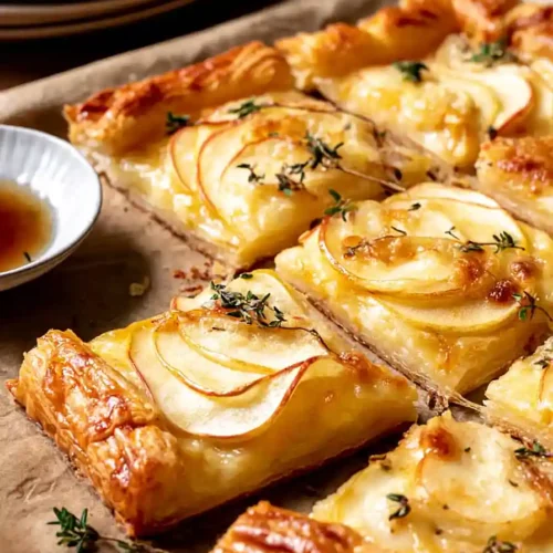 5 Ingredient Apple and White Cheddar Tart