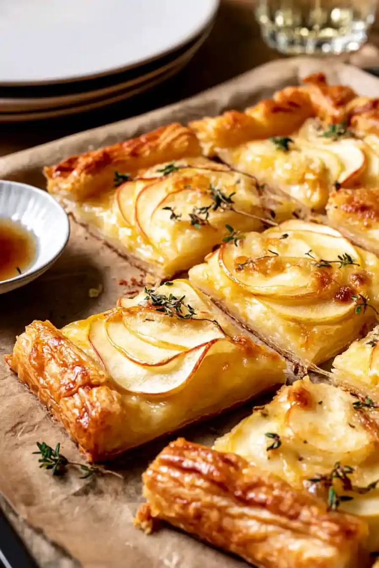 5 Ingredient Apple and White Cheddar Tart